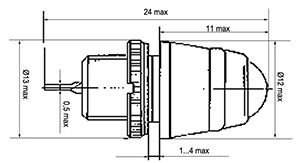 Габаритные размеры МФС 2